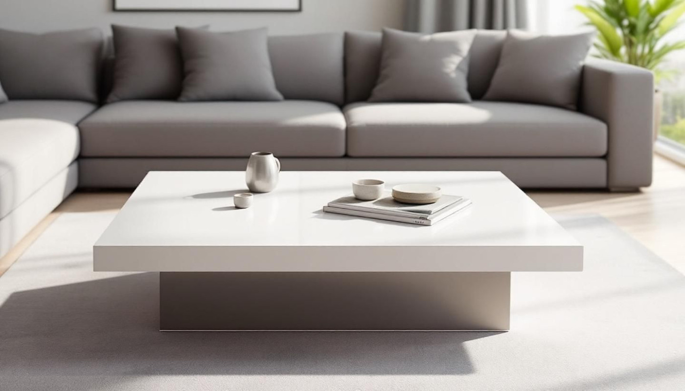 Ein Couchtisch mit Stauraum, der Ergonomie und Stil verbindet