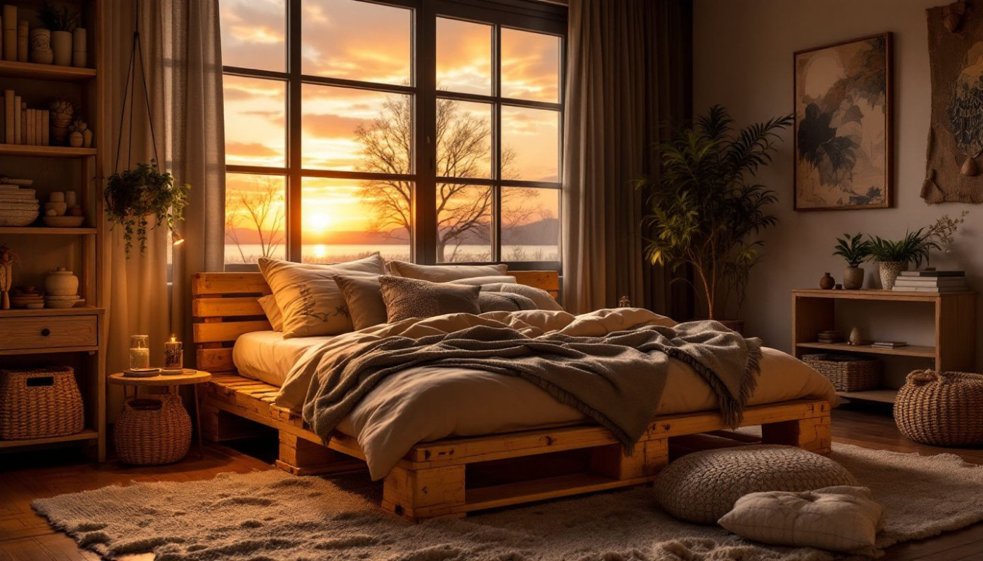 Ein Palettenbett für Ihr Schlafzimmer wählen