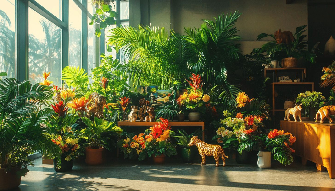 Ideen für eine ganzjährige Dschungel-Dekoration!