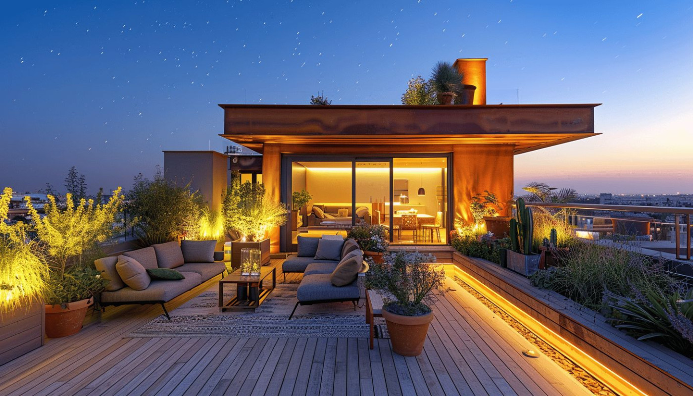 Welche Beleuchtung ist für eine Terrasse am besten geeignet?