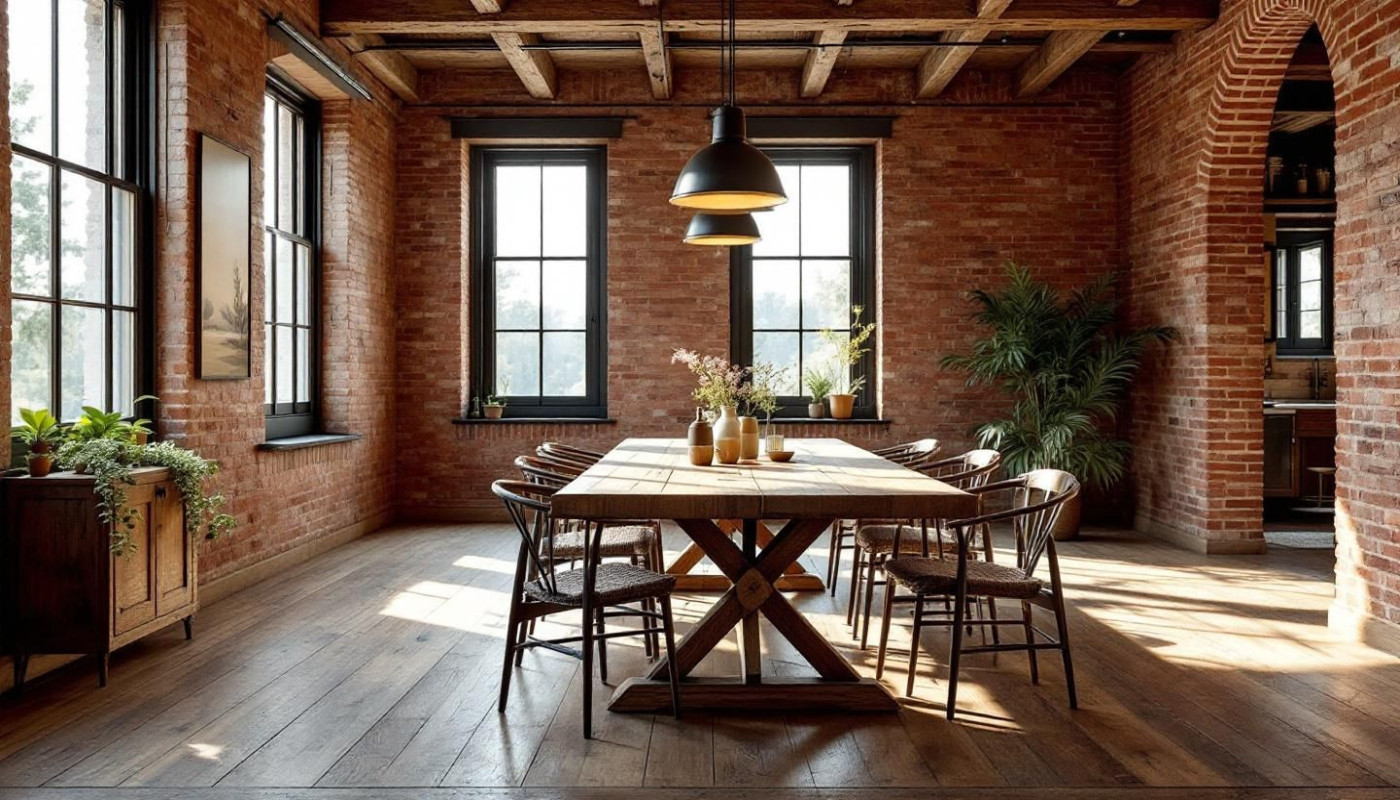 Wie gestaltet man ein neo-rustikales Esszimmer?