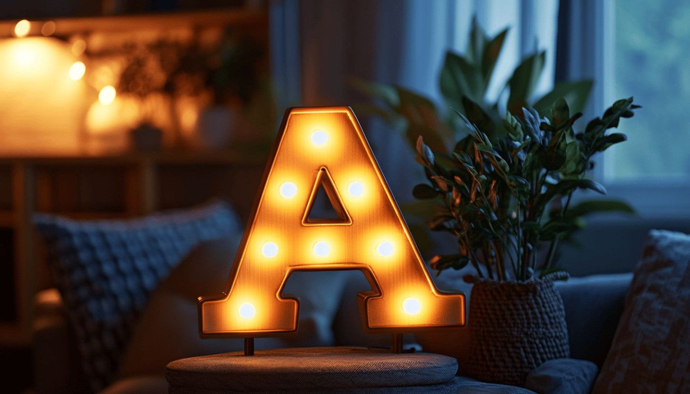 Wie Sie Ihre Dekoration mit einem beleuchteten Buchstaben aufwerten können?